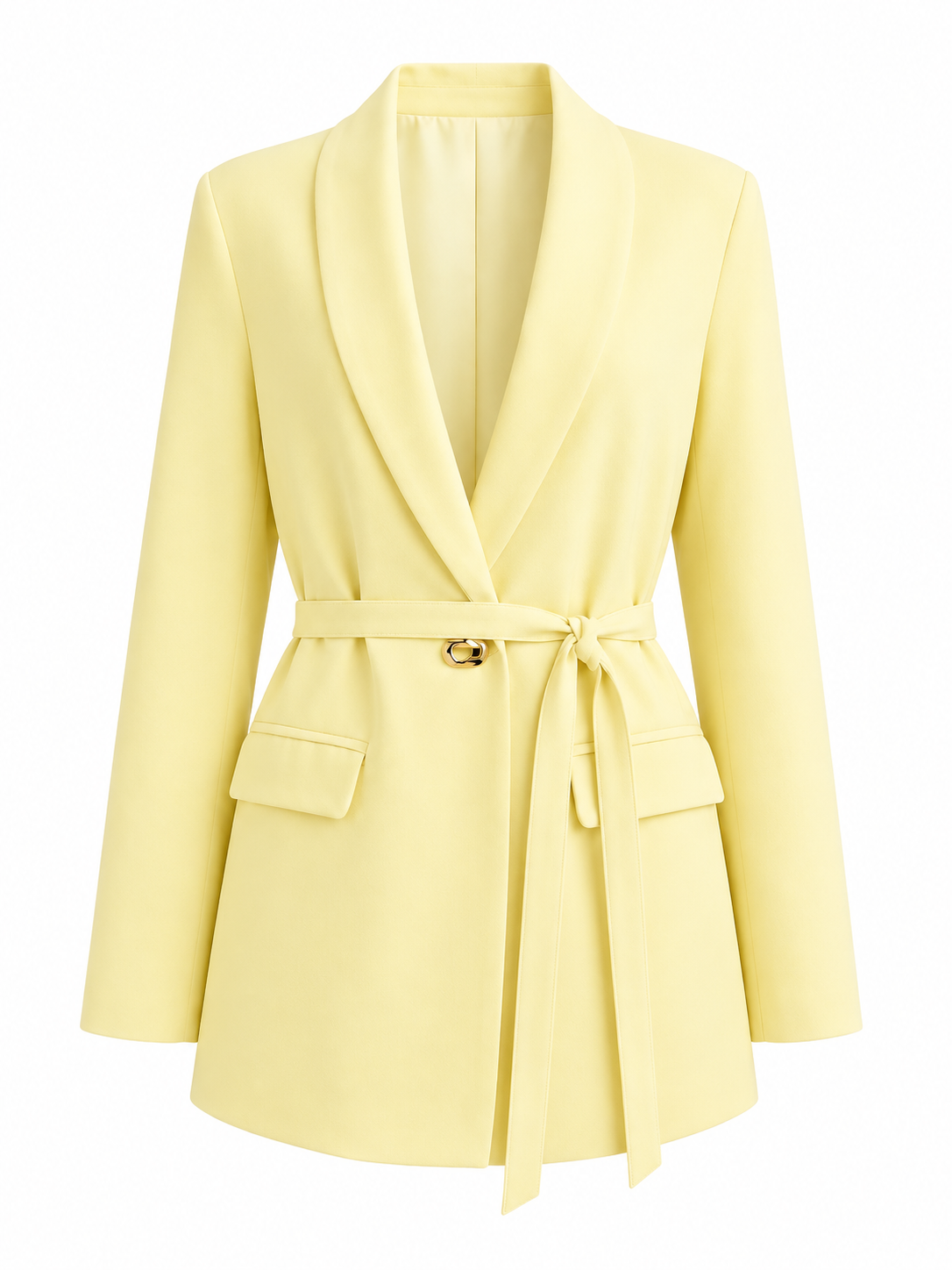 OVERSIZE BLAZER / SOFT LEMON