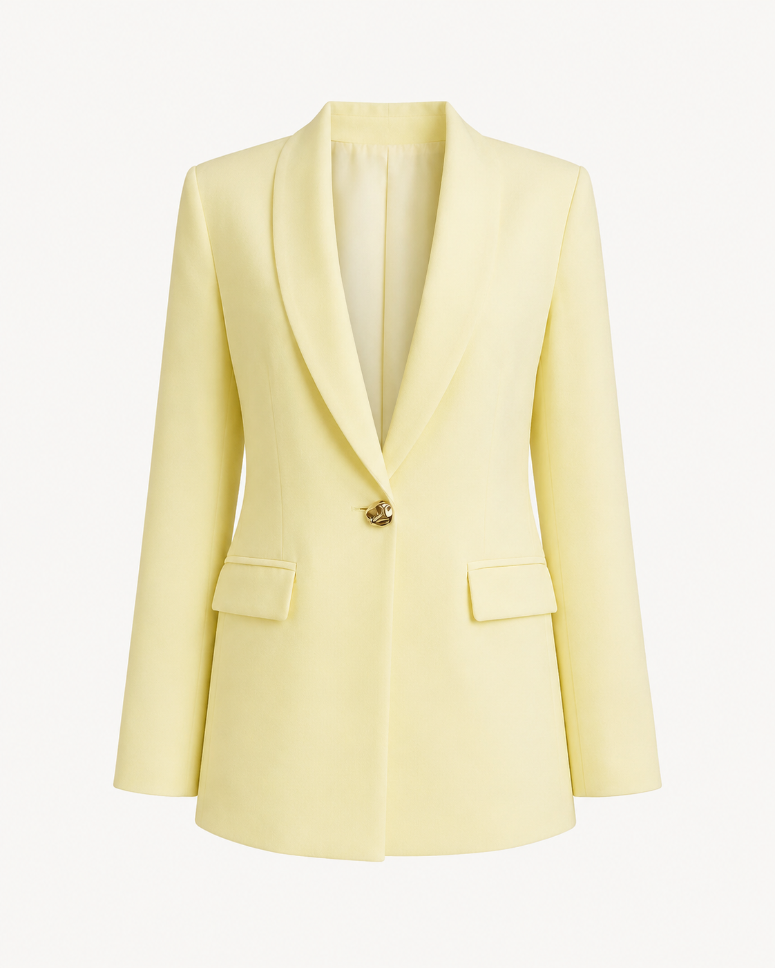 OVERSIZE BLAZER / SOFT LEMON