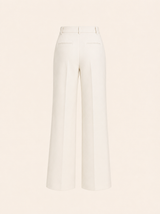 WIDE LEG TROUSERS / IVORY WHITE