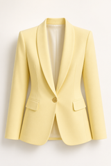 OVERSIZE BLAZER / SOFT LEMON