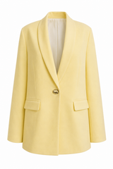 OVERSIZE BLAZER / SOFT LEMON