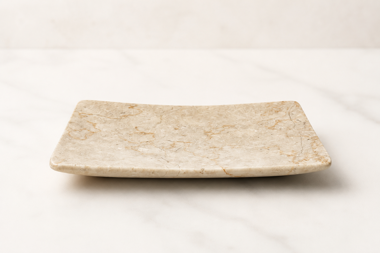 Marble Soap Dish Cream