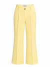WIDE LEG TROUSERS / SOFT LEMON