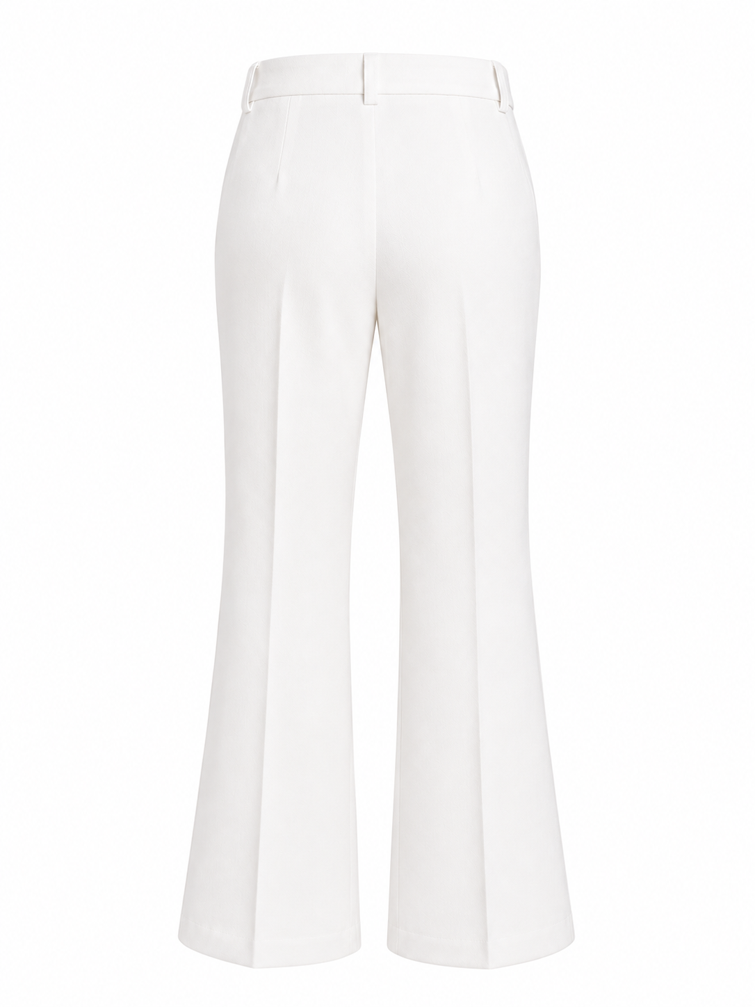 WIDE LEG TROUSERS / IVORY WHITE